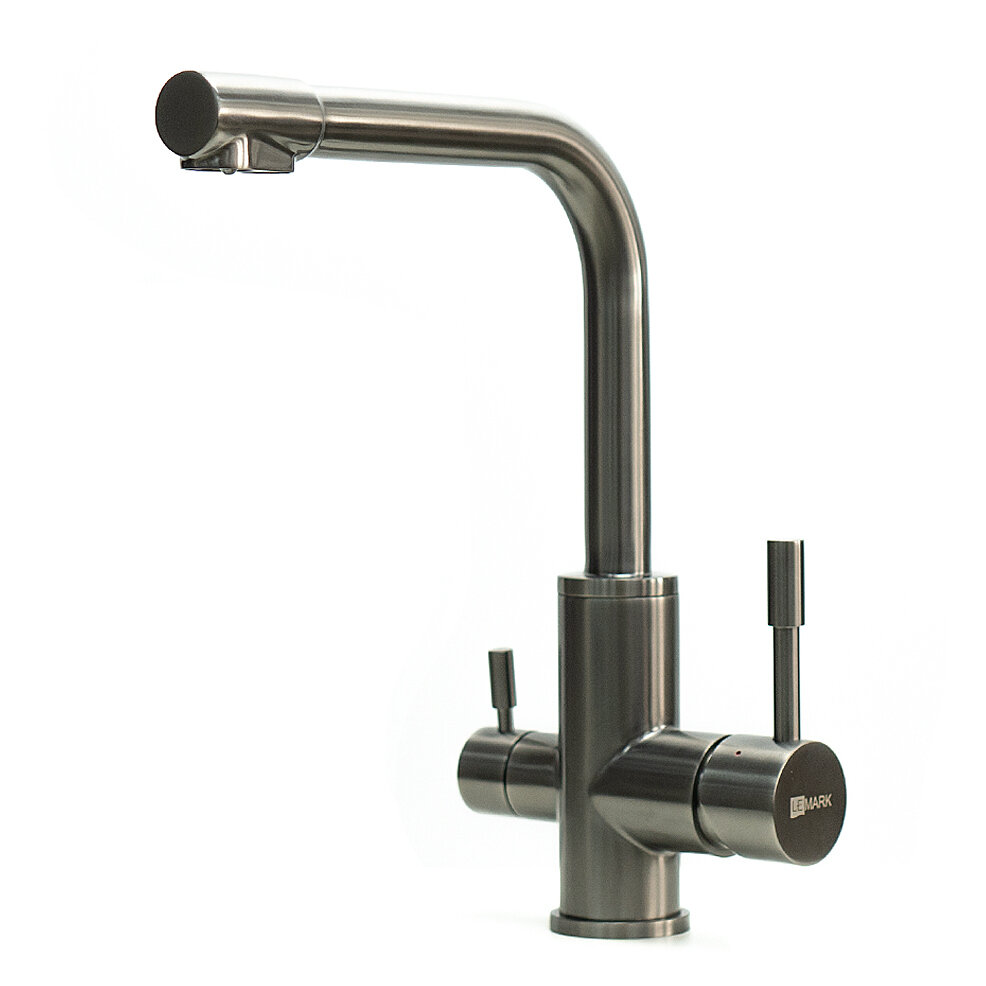 Смеситель для кухонных моек под фильтр Lemark Expert графит (LM5061GMN)