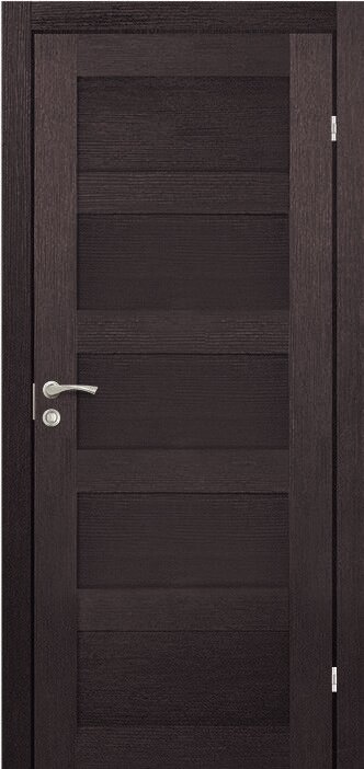 Олови дверь межкомнатная с притвором Аризона М7 экошпон Венге / OLOVI дверное полотно с притвором Аризона М7 экошпон Венге