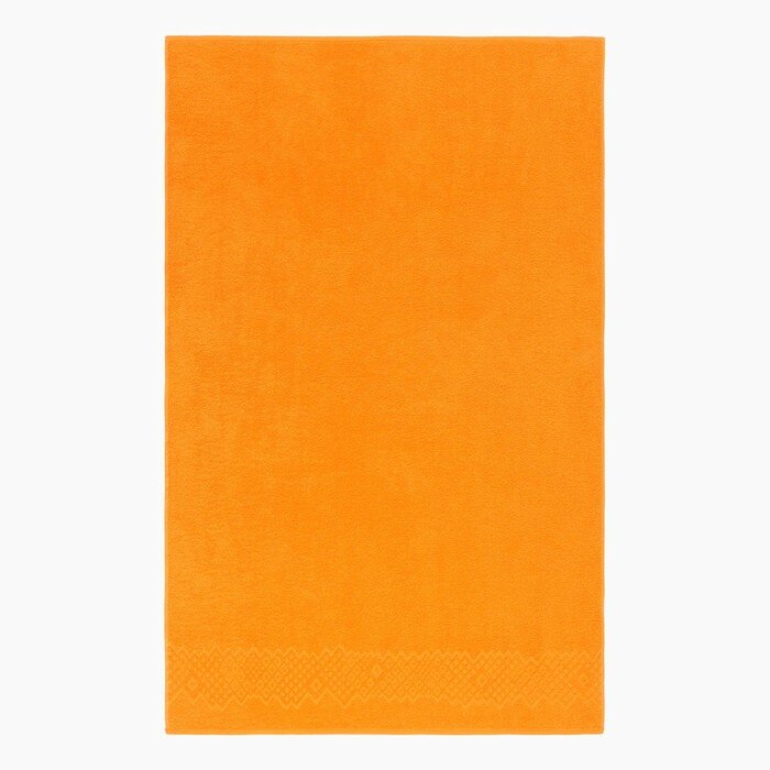 Полотенце махровое Flashlights 50Х90см, цвет оранжевый, 305г/м2, 100% хлопок - фотография № 2