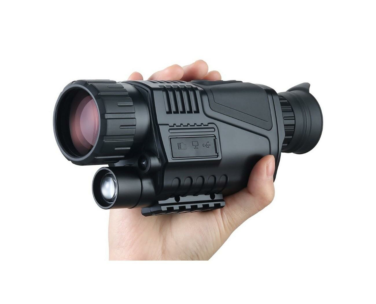 Прицел монокуляр ночного видения с дальномером NV 300 (5х zoom) (W17266CI) ночное видение для охоты и охотников. Видимость в темноте до 200 м!