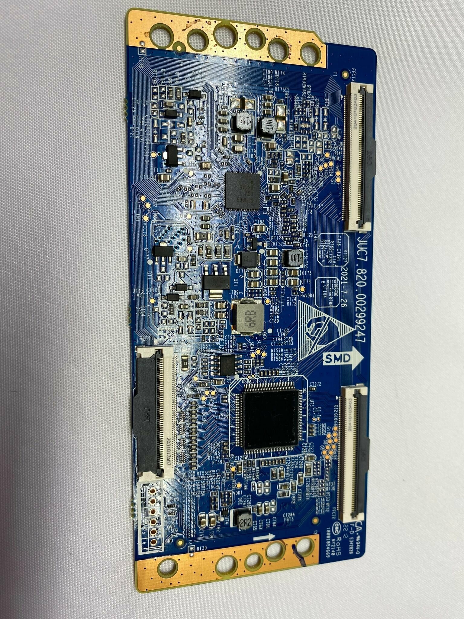 Плата T-Con (JUC7 820.00299247 (LCD: ST5461D12-6 v2.1), для телевизора Hyundai H-LED55GU7003