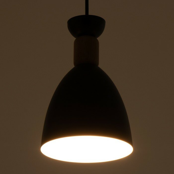 Светильник "Канди" 1xE27 40Вт черный 16х16х20-120 см - фотография № 4