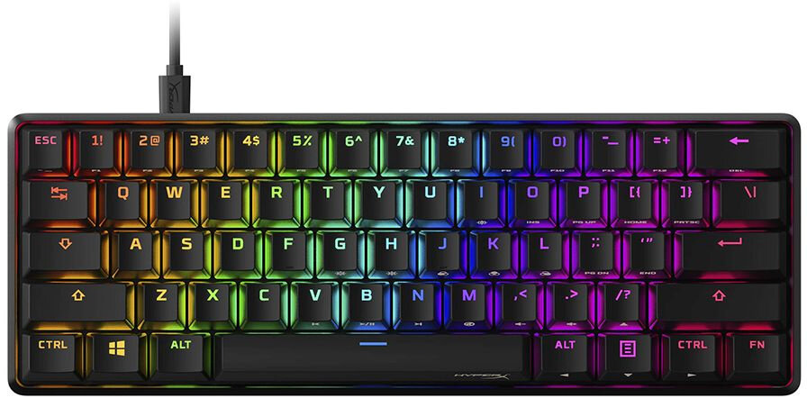 HP Клавиатура игровая/ HyperX AlloyOrigins 60 (HKBO1S-RB-US/G) (RUS))