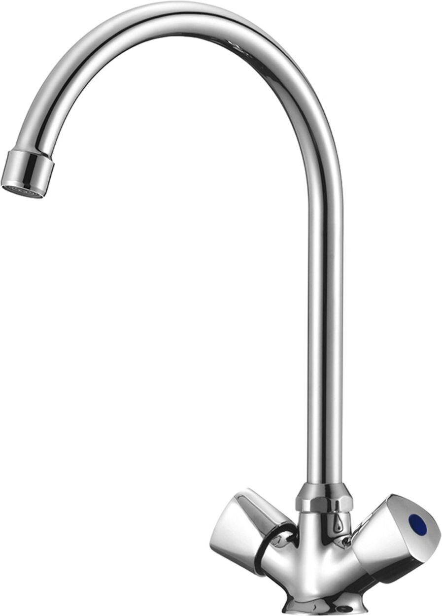 фото Смеситель для кухни COOK хром 22x128x28 см