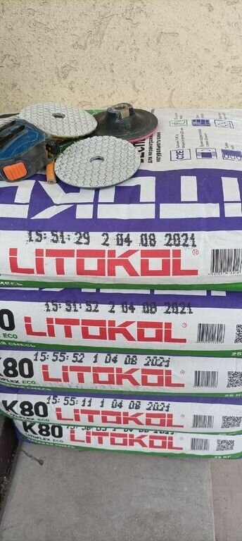 Клей для плитки цементный LITOKOL LITOFLEX K80 ECO серый 25 кг - фото №2