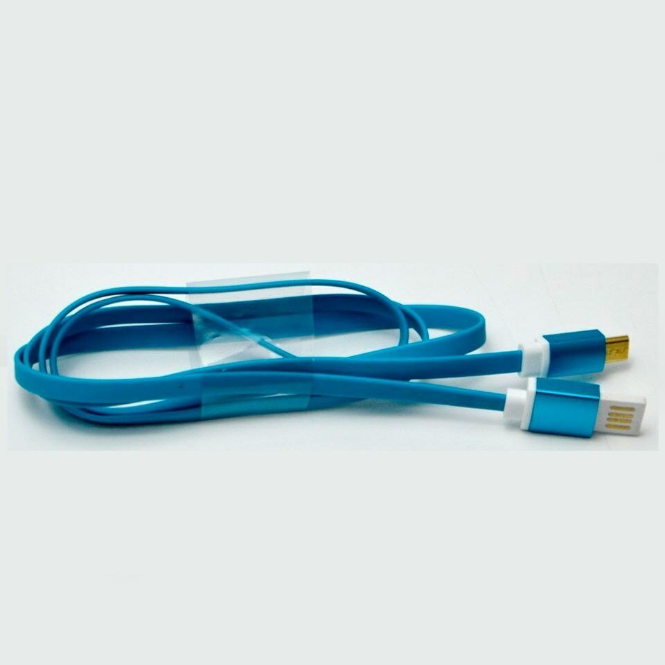 Кабель wiiix cb120-umu-10bu микро-usb синий 120см