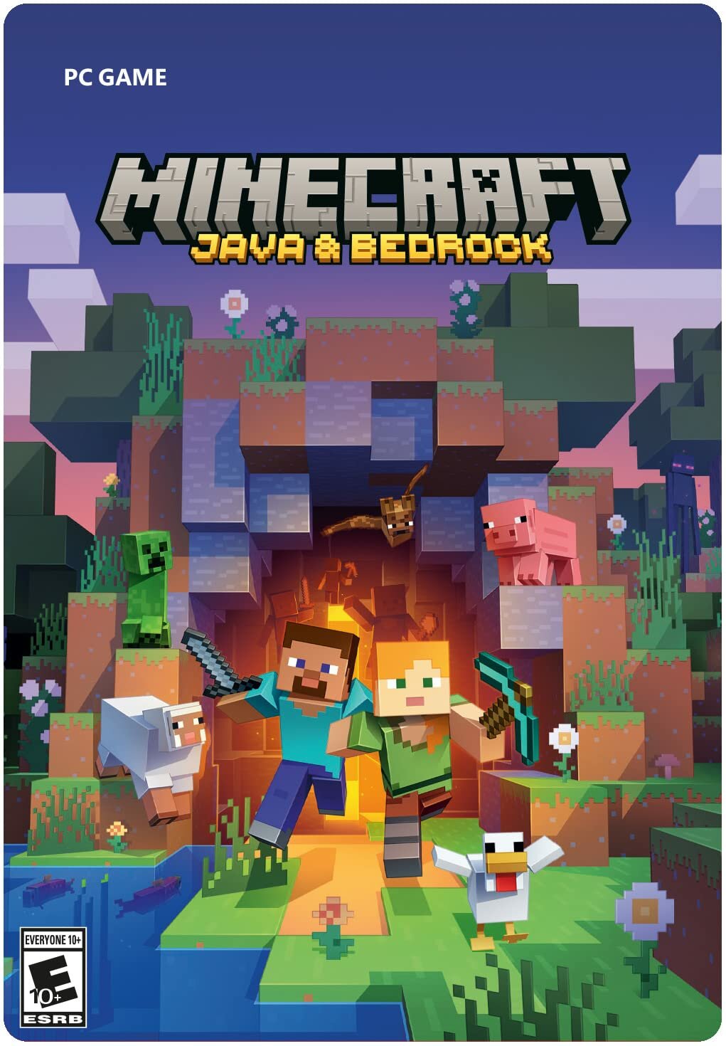 Игра Minecraft: Java & Bedrock Edition для PC(компьютер), электронный ключ