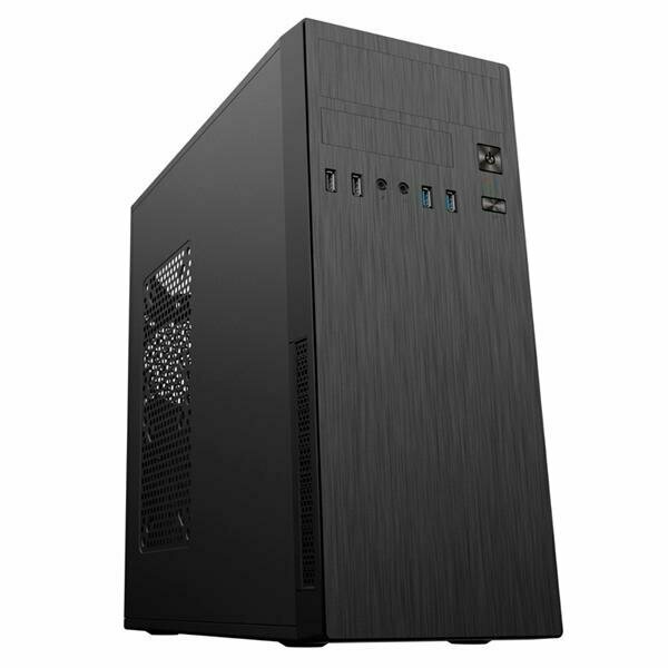 Корпус Powerman MidiTower DA812BK PM-500ATX-F, черный (6131895)