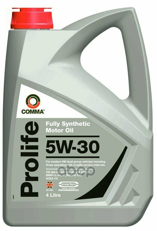 Синтетическое моторное масло Comma Prolife 5W-30