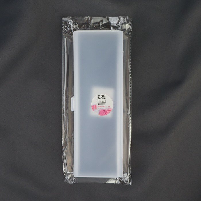 Контейнер для хранения мелочей, 19,5 × 6,7 × 2,8 см, цвет прозрачный - фотография № 4