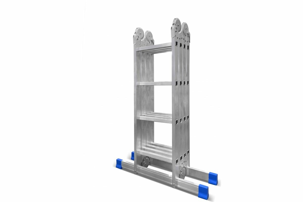 Алюминиевая лестница-трансформер LadderBel 4 секции по 4 ступени LT444PROF - фотография № 5