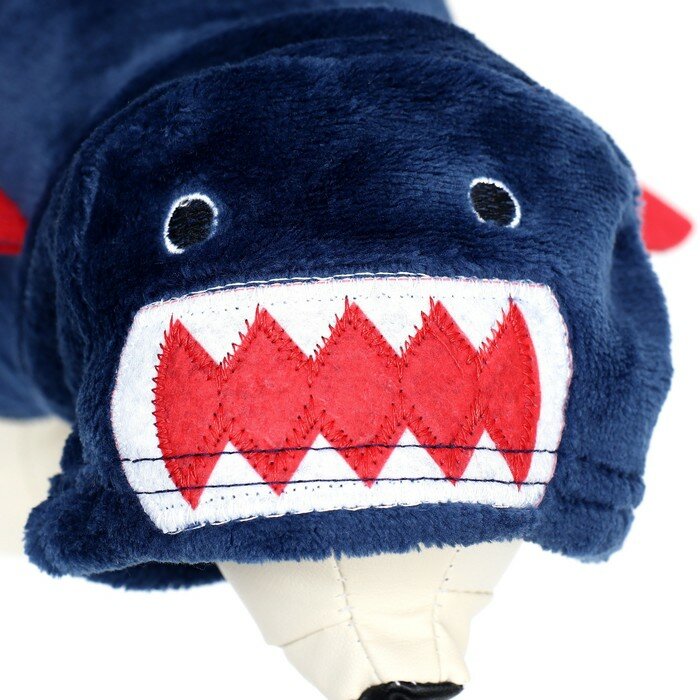 Комбинезон "Акула" с капюшоном, размер XS (ДС 20 см, ОГ 30 см, ОШ 20 см), синий - фотография № 10