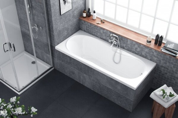 Прямоугольная ванна с подлокотниками EXCELLENT Sekwana 170x75 см