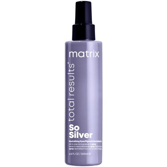 Мультифункциональный спрей Matrix Cosmetics Matrix Total results So Silver 10в1, для холодного блонда, 200 мл