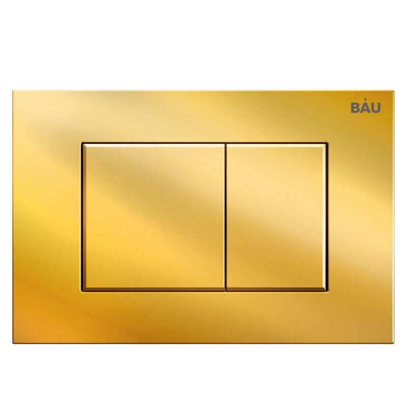 Кнопка смыва BAU Stil для инсталляции, золото - фотография № 1