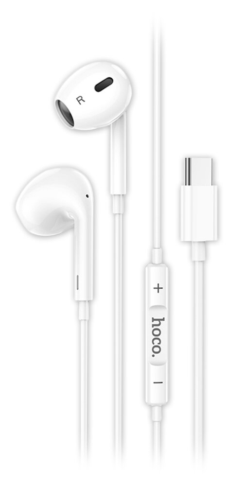 Гарнитура для моб. телефона Hoco M1 Max crystal earphones for Type-C with mic white
