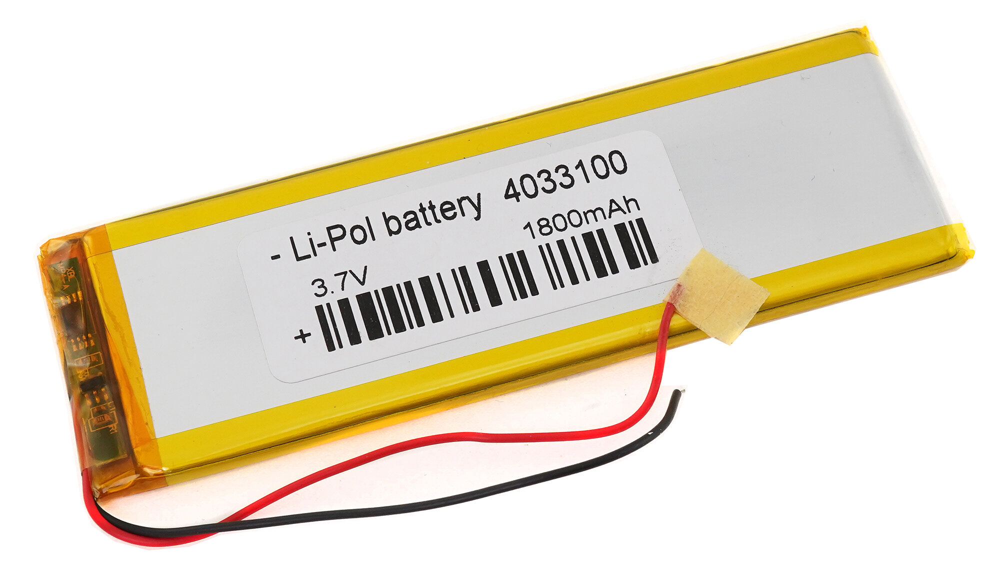 Аккумулятор Li-Pol (батарея) 3x35x100mm 2pin 3.7V/1800mAh