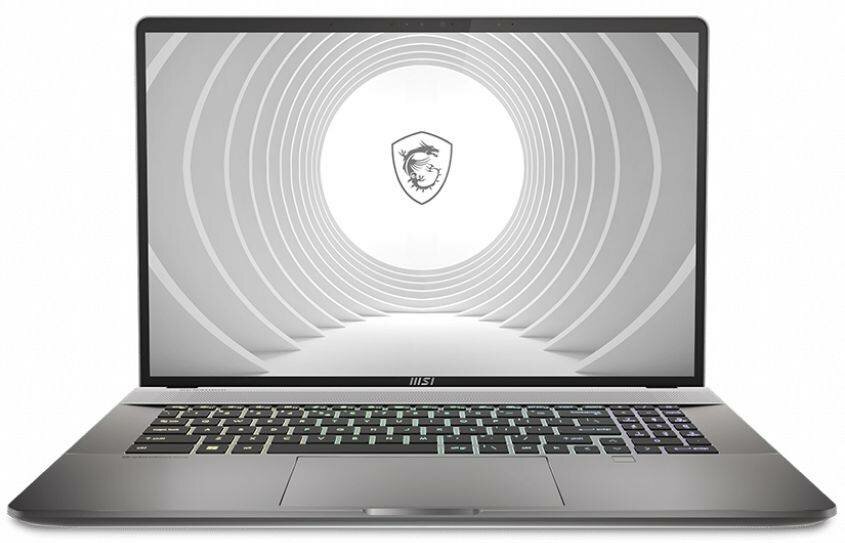 Ноутбук MSI CreatorPro Z17 A12UKST-259RU, 17", IPS, Intel Core i7 12700H, DDR5 32ГБ, SSD 1024ГБ, NVIDIA GeForce RTX A3000 12ГБ, серый (9s7-17n112-259)