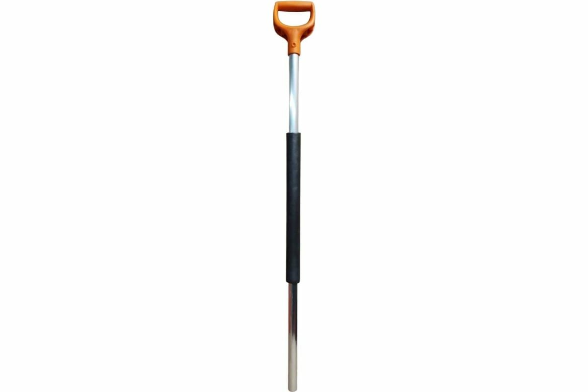 LWI Черенок для лопаты алюминиевый 100см d32мм c ручкой D-образной ORANGE (Р4) LWI-Ч6
