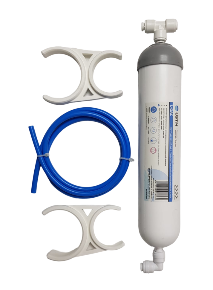 Комплект установки угольного постфильтра для систем обратного осмоса USТM