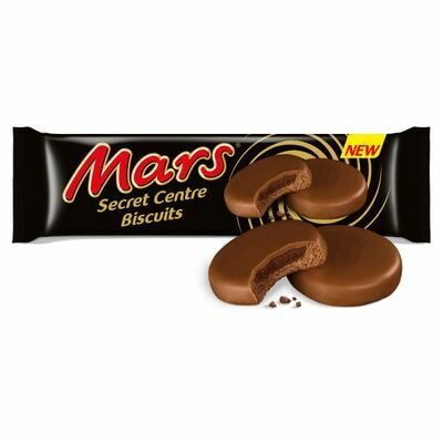 Бисквитное печенье в шоколаде Mars Secret Centre Biscuits 2 шт по 132 гр (Великобритания) - фотография № 4