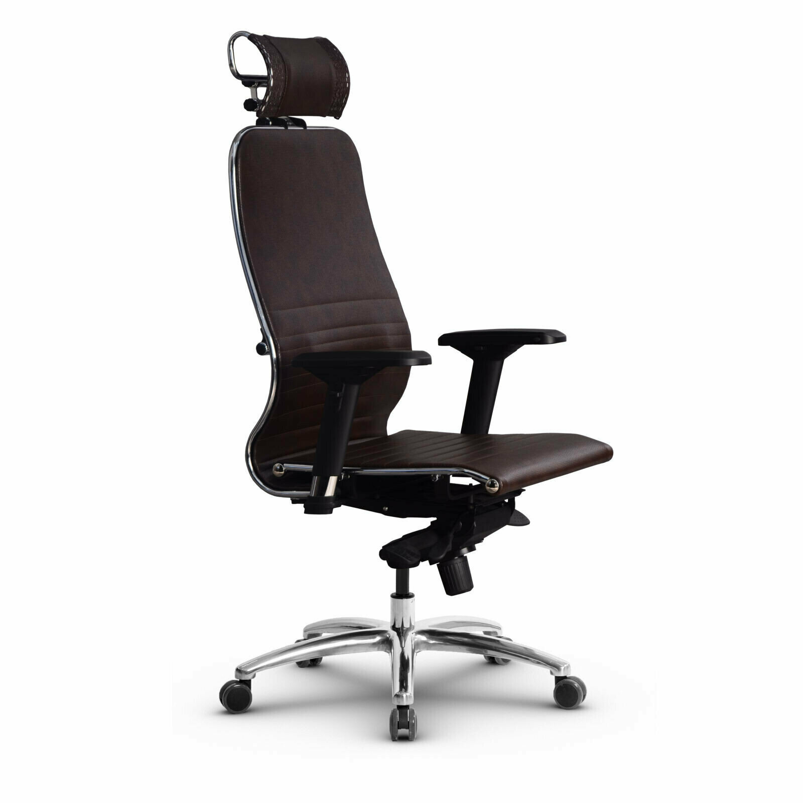 Компьютерное офисное кресло Metta Samurai К-3.041 Темно-коричневое - фотография № 2