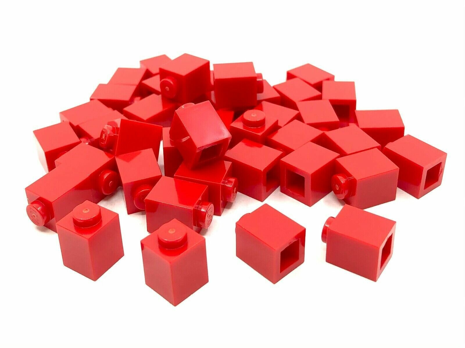 LEGO Кирпич 1 х 1, красный (3005 / 300521) 50 шт.