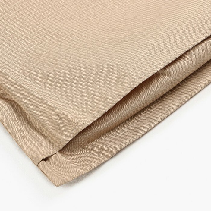 Подушка на шезлонг Этель 55х190+2 см, цвет бежевый, оксфорд с вмго, 100% полиэстер - фотография № 4