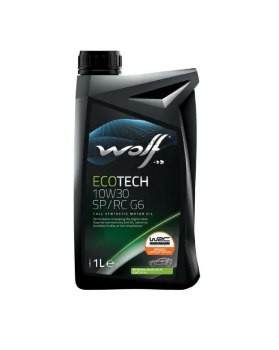 WOLF OIL 1047299 Масло моторное ECOTECH 10W30 SP/RC G6 1L