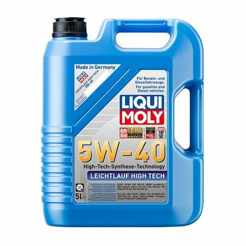 Масло моторное LiquiMoly 5W40 Leichtlauf High Tech синтетическое SM/CF А3/В4 1 л