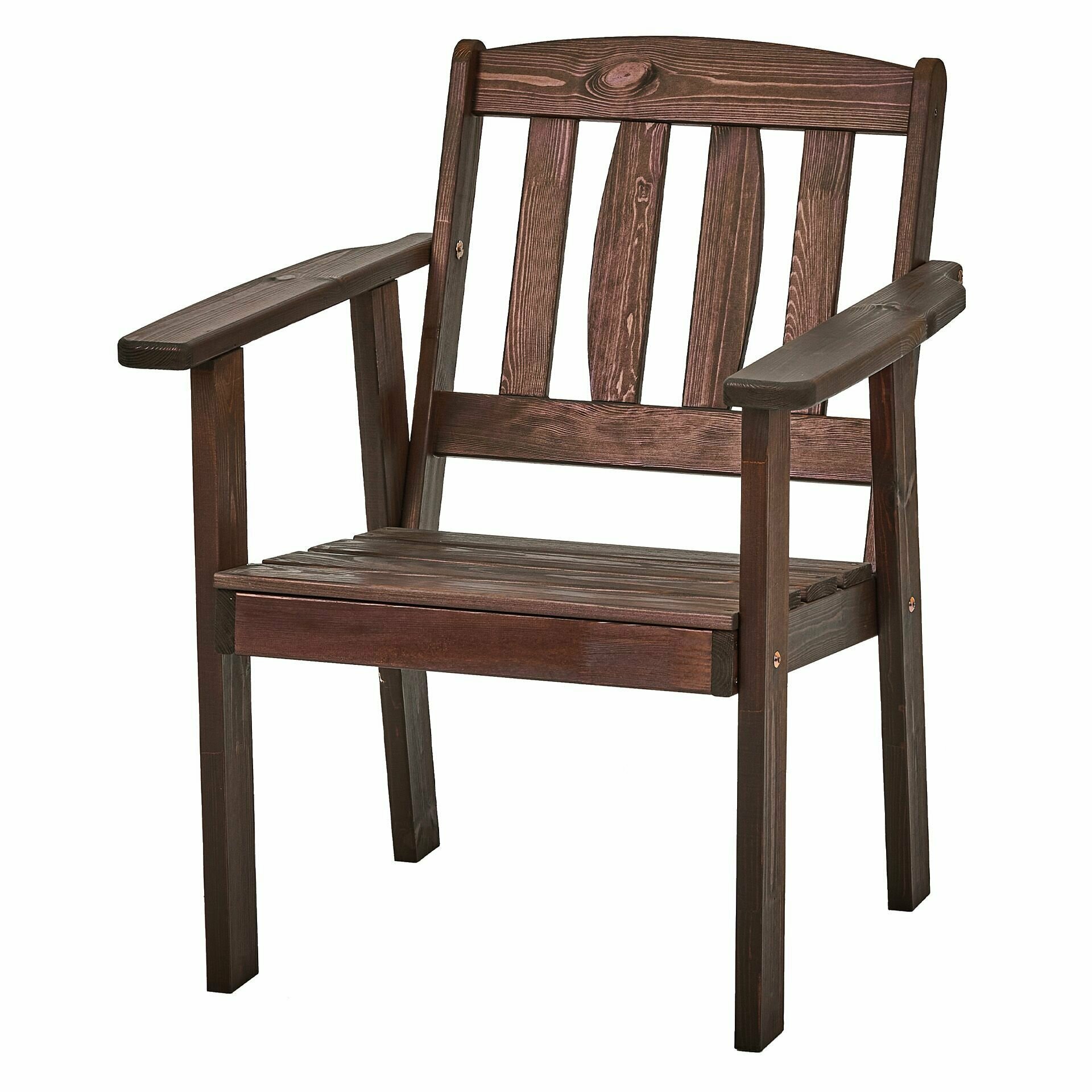 Кресло СОЛО,сосна окрашенная палисандр InterLink - фото №8