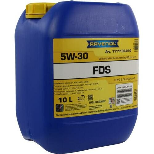 Моторное масло Ravenol FDS 5W-30