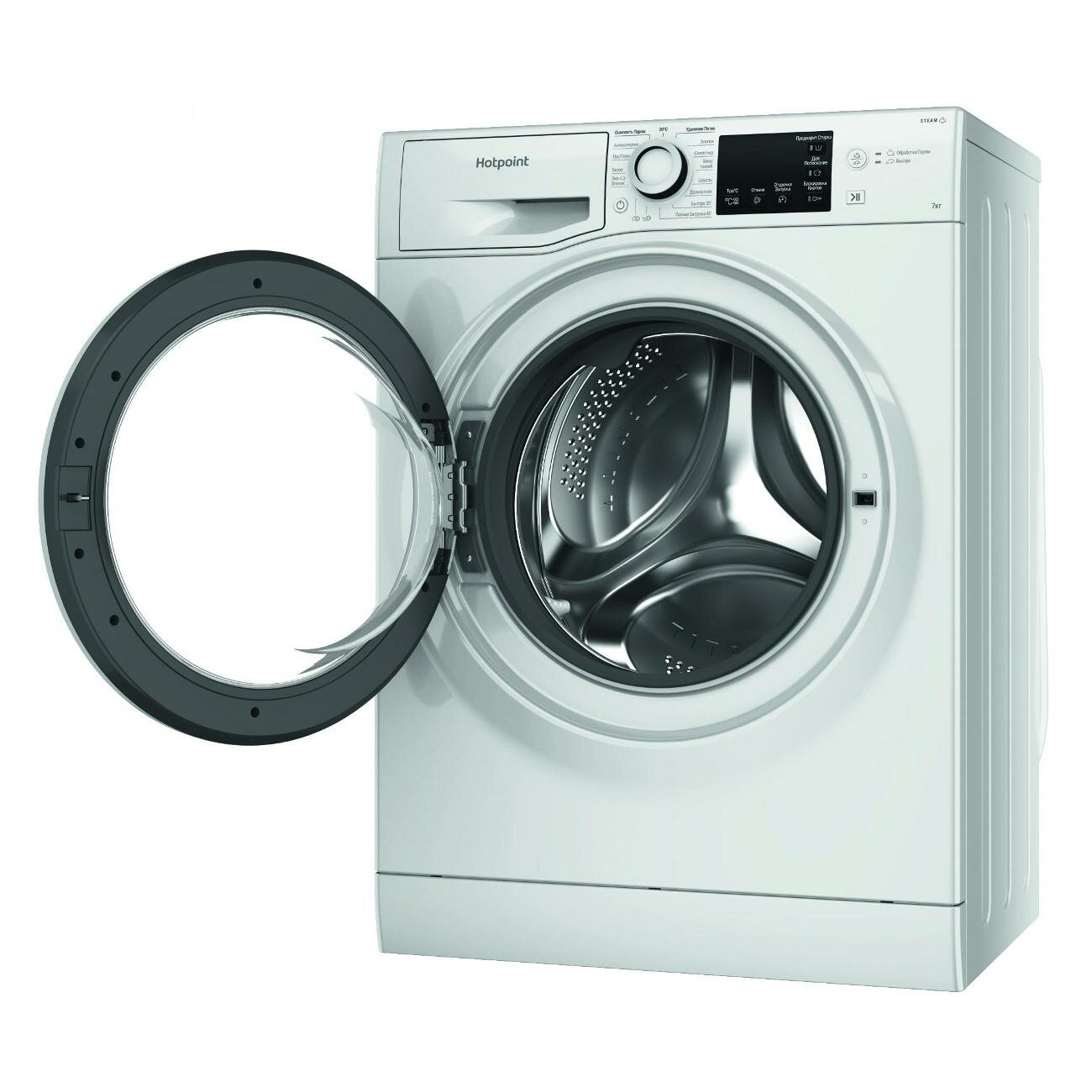 Стиральная машина узкая Hotpoint NSB 7225 W V RU - фотография № 4