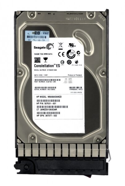 Для серверов HP Жесткий диск HP 507631-001 500Gb SATAII 3,5" HDD
