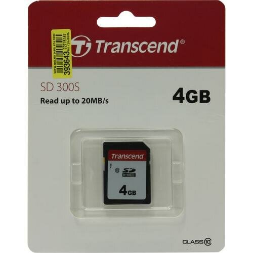 SD карта Transcend 300S TS4GSDC300S