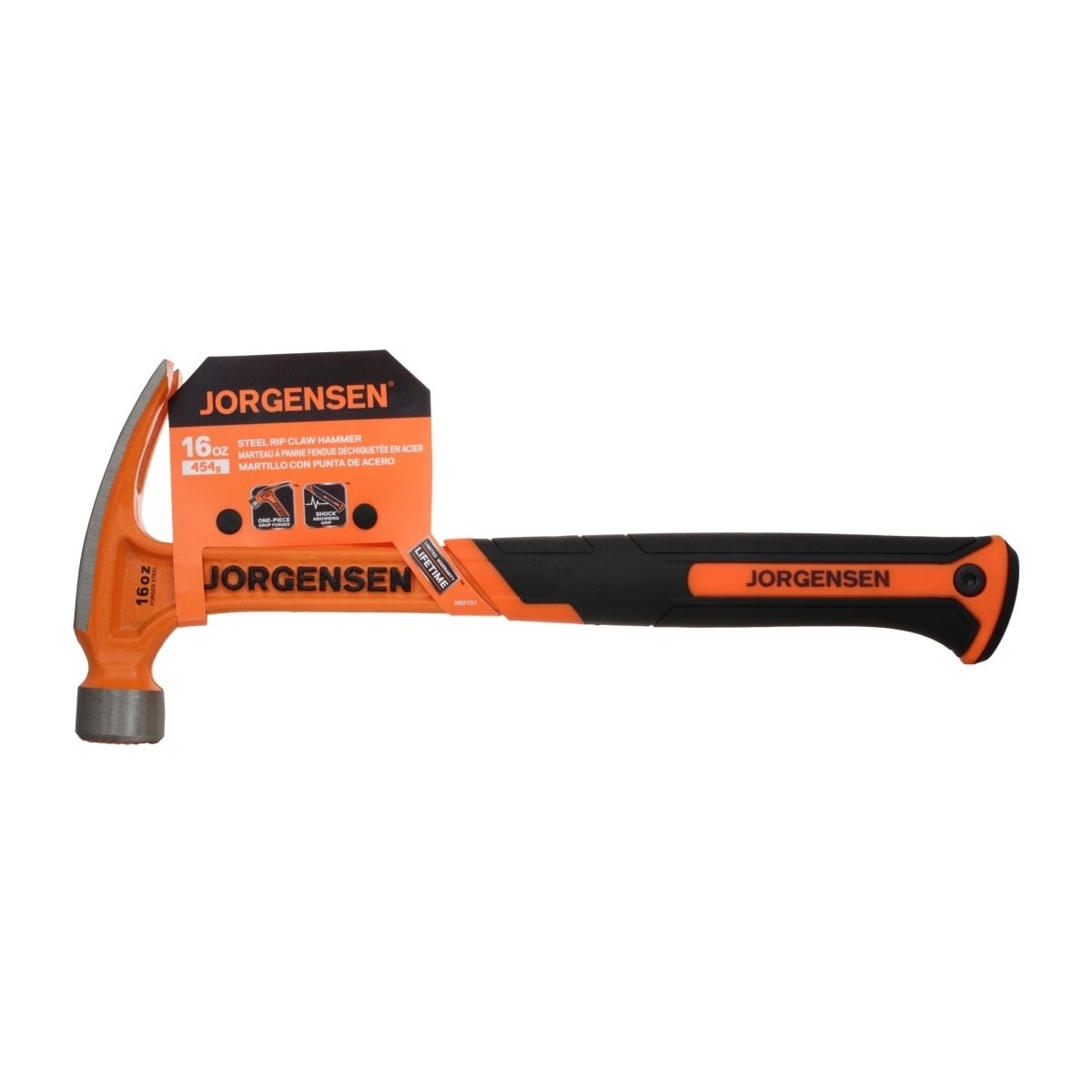 Молоток-гвоздодёр Jorgensen Steel Claw Hammer 454 гр 60101