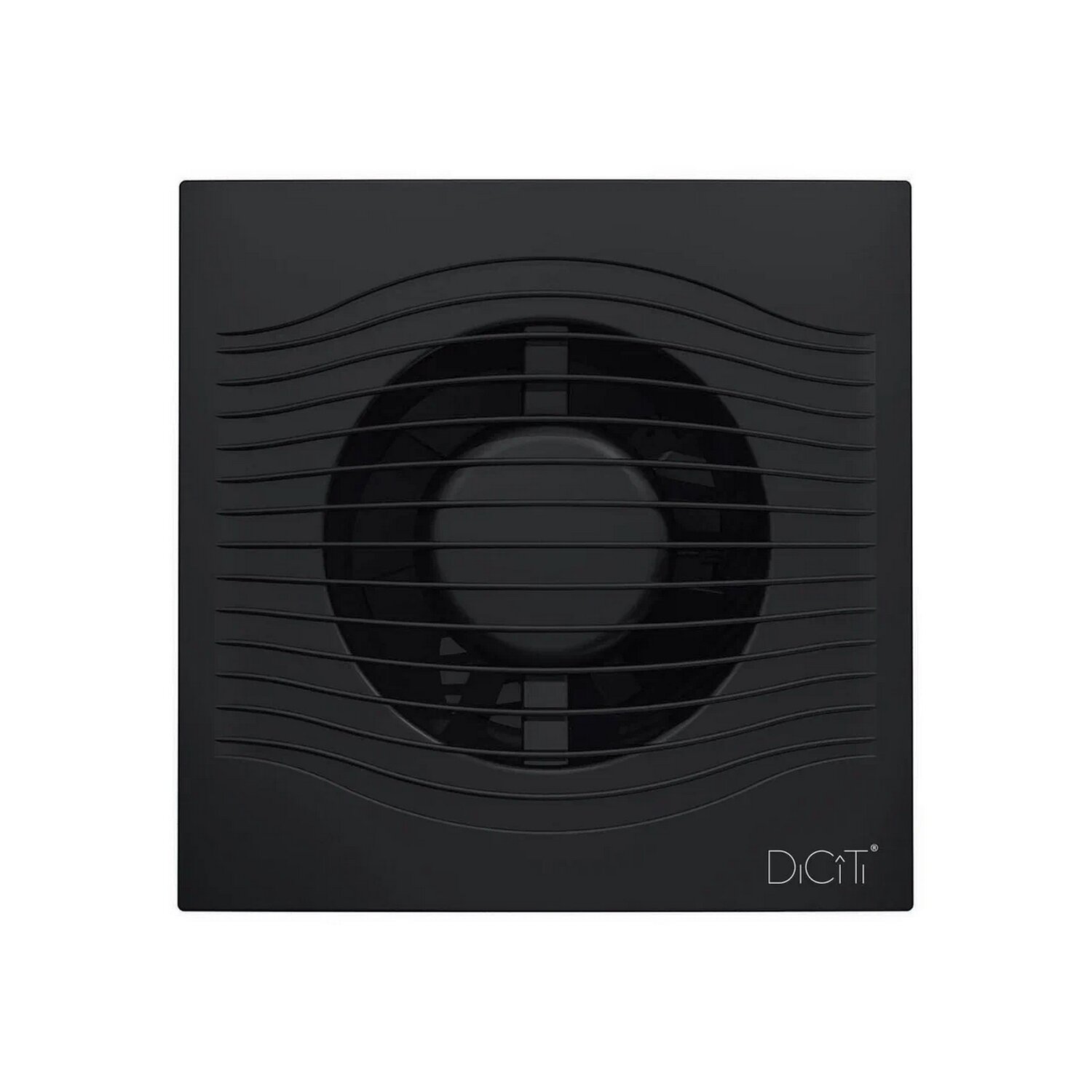 Вентилятор D100 SLIM 4С matt black с обр клапаном DICITI - фотография № 3