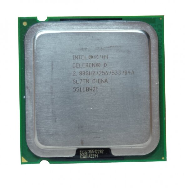 Процессор Intel Celeron D 335J Prescott LGA775 1 x 2800 МГц