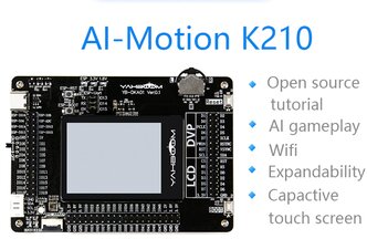 Комплект разработчика искусственного интеллекта K210 с камерой и сенсорным экраном RISC-V