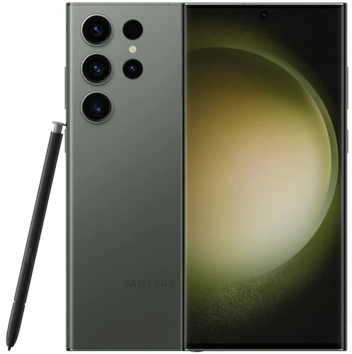 Смартфон Samsung Galaxy S23 Ultra 12/256 ГБ; Dual: 2 nano SIM (SM-S9180) зеленый