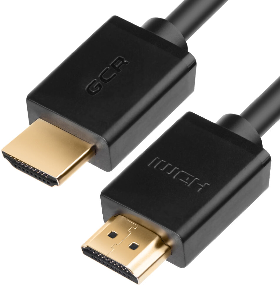 Greenconnect Кабель 0.5m HDMI версия 2.0, HDR 4:2:2, Ultra HD, 4K 60 fps 60Hz/5K*30Hz, 3D, AUDIO, 18.0 Гбит/с, 28/28 AWG, OD7.3mm, тройной экран, черный, GCR-HM411-0.5m Greenconnect HDMI (m) - HDMI (m) 0.5м (GCR-HM411-0.5m)