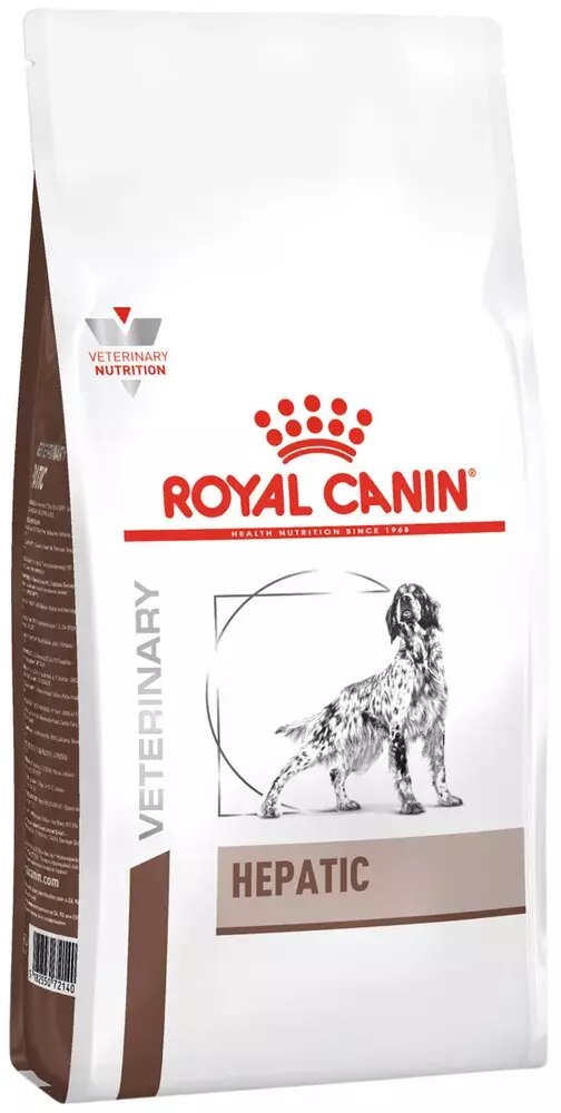 Сухой диетический корм для собак Royal Canin Hepatic HF16 диета при заболеваниях печени, пироплазмозе 12 кг.