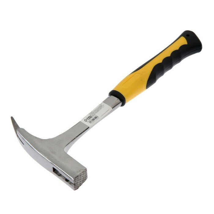 фото Молоток кровельщика тундра, цельнокованный, боек с магнитом, 2К рукоятка, 600 г (1шт.)