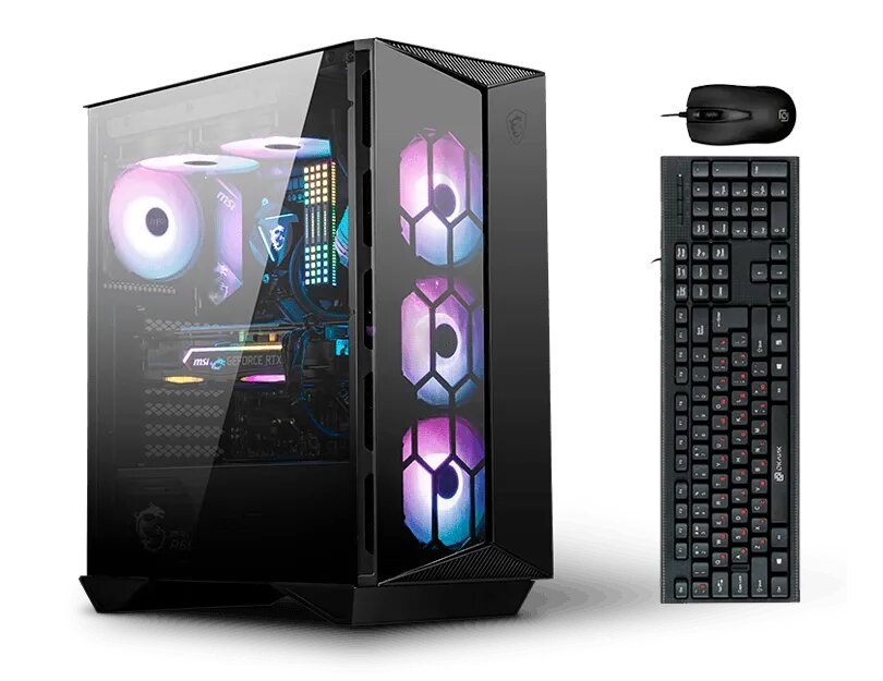Игровой компьютер 676107 (Core i5-12500 3000 МГц/Intel B660/16 ГБ 4.8 ГГц DDR5/256 ГБ SSD/GeForce RTX 3050 8 ГБ/MSI MPG GUNGNIR 110R/650W)