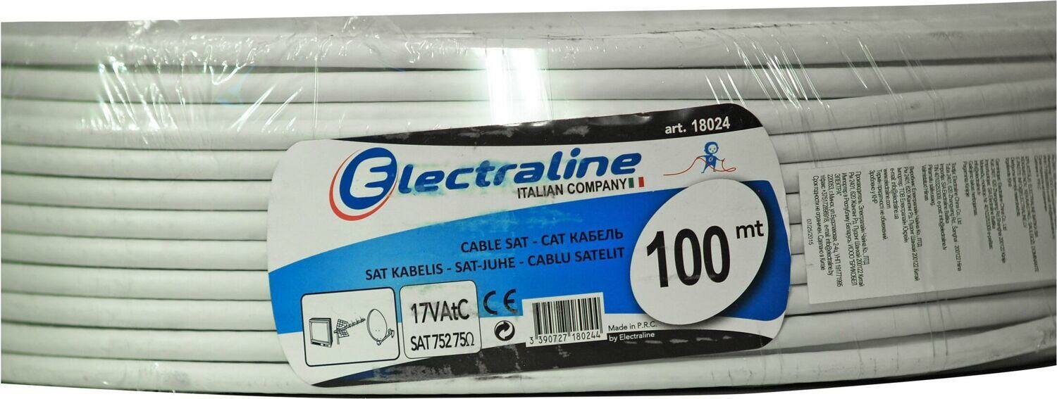 фото Кабель телевизионный Electraline 17VATCA 100 м