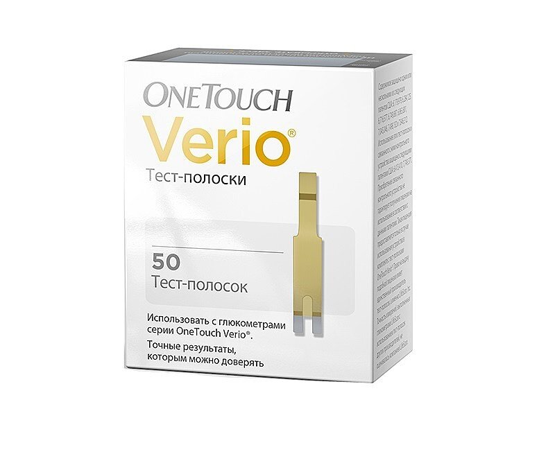 Тест-полоски OneTouch Verio №50