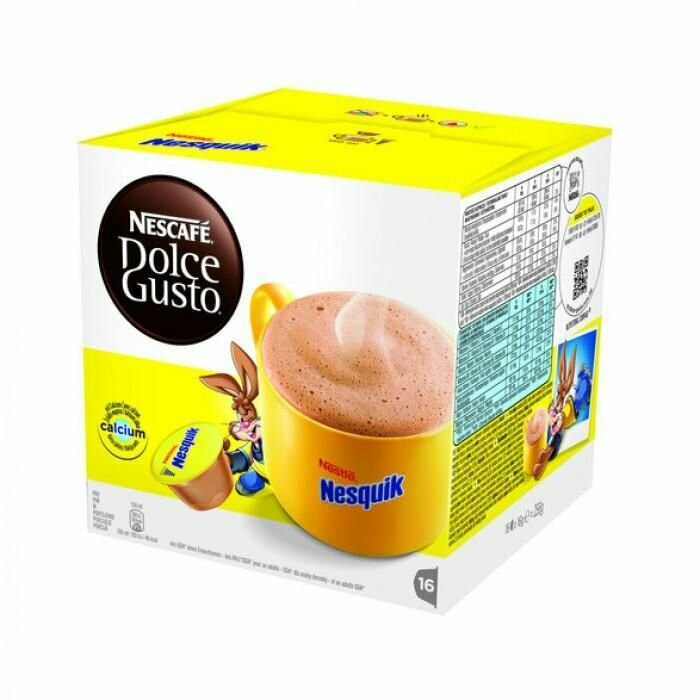 Какао Dolce Gusto Nesquik Nescafe 48 капсул 3 упаковки по 16 капсул / Несквик нескафе - фотография № 3