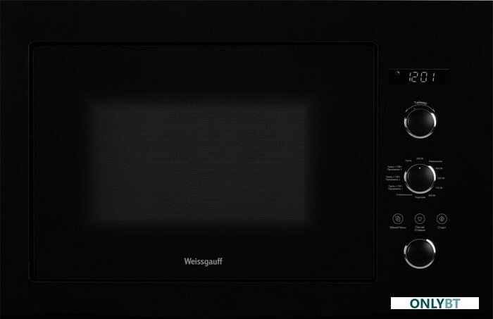 Микроволновая печь встраиваемая Weissgauff HMT-256, черный