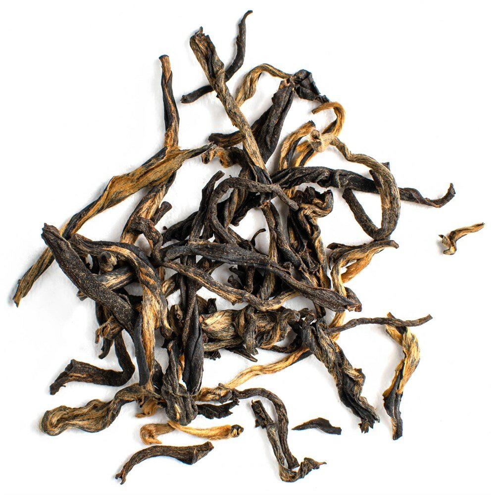 Чёрный (китайский красный) чай "Дянь Хун Мао Фэн" (ворсистые пики) 50 гр - фотография № 1