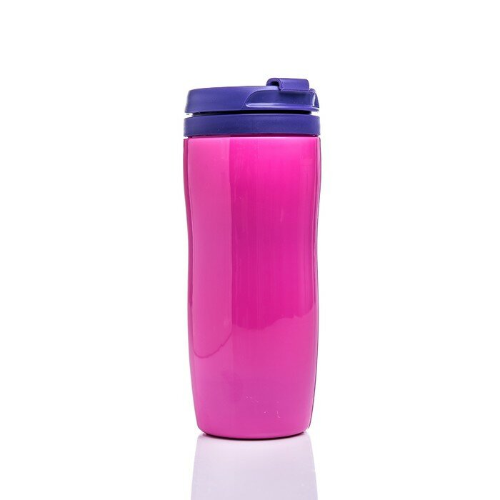 Термостакан, розово-фиолетовый неон, 350 мл - фотография № 1